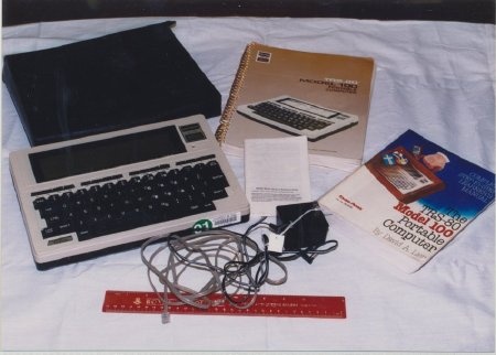 Computer, cords and manuals
