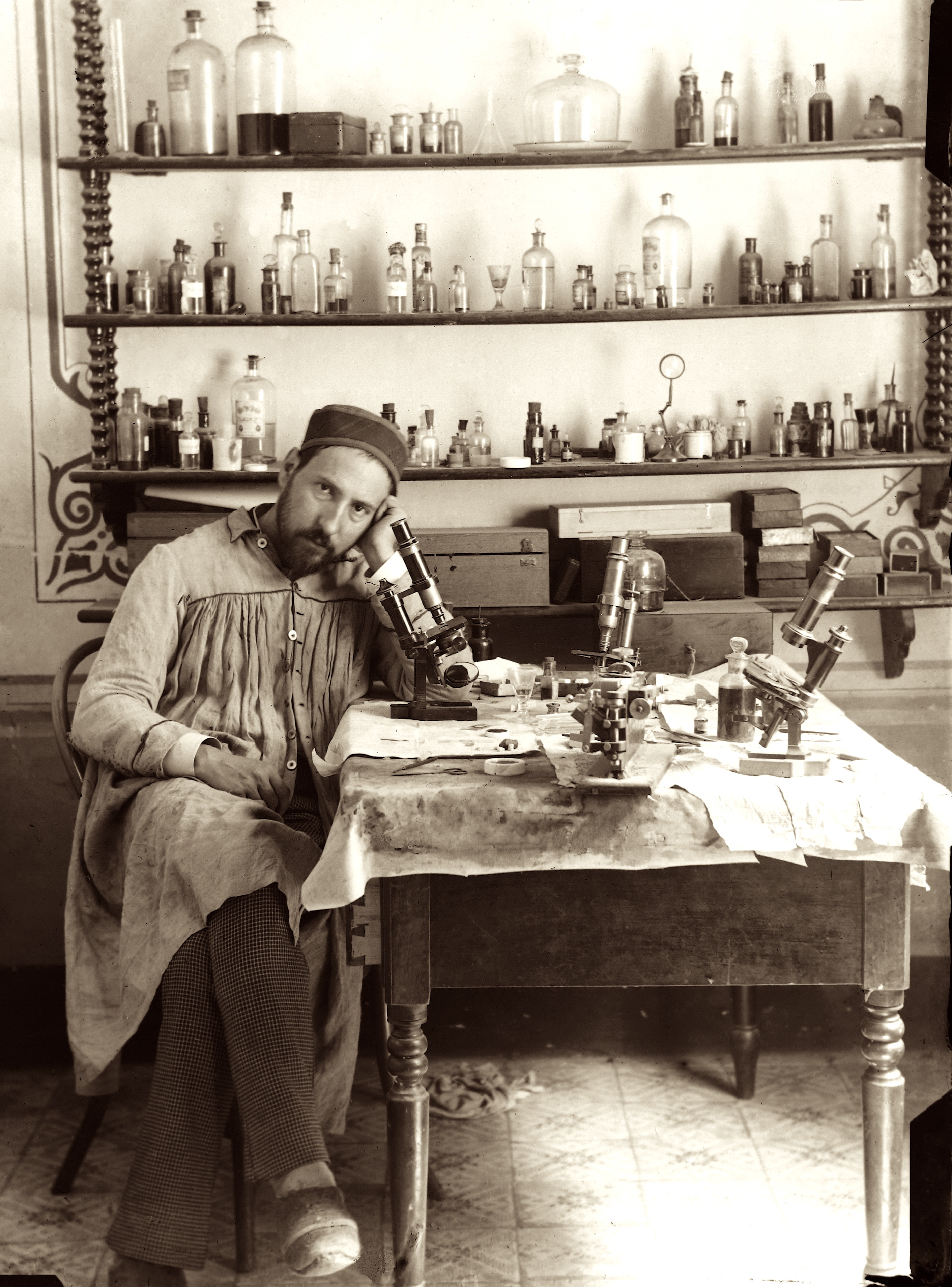 Photograph of Santiago Ramón y Cajal