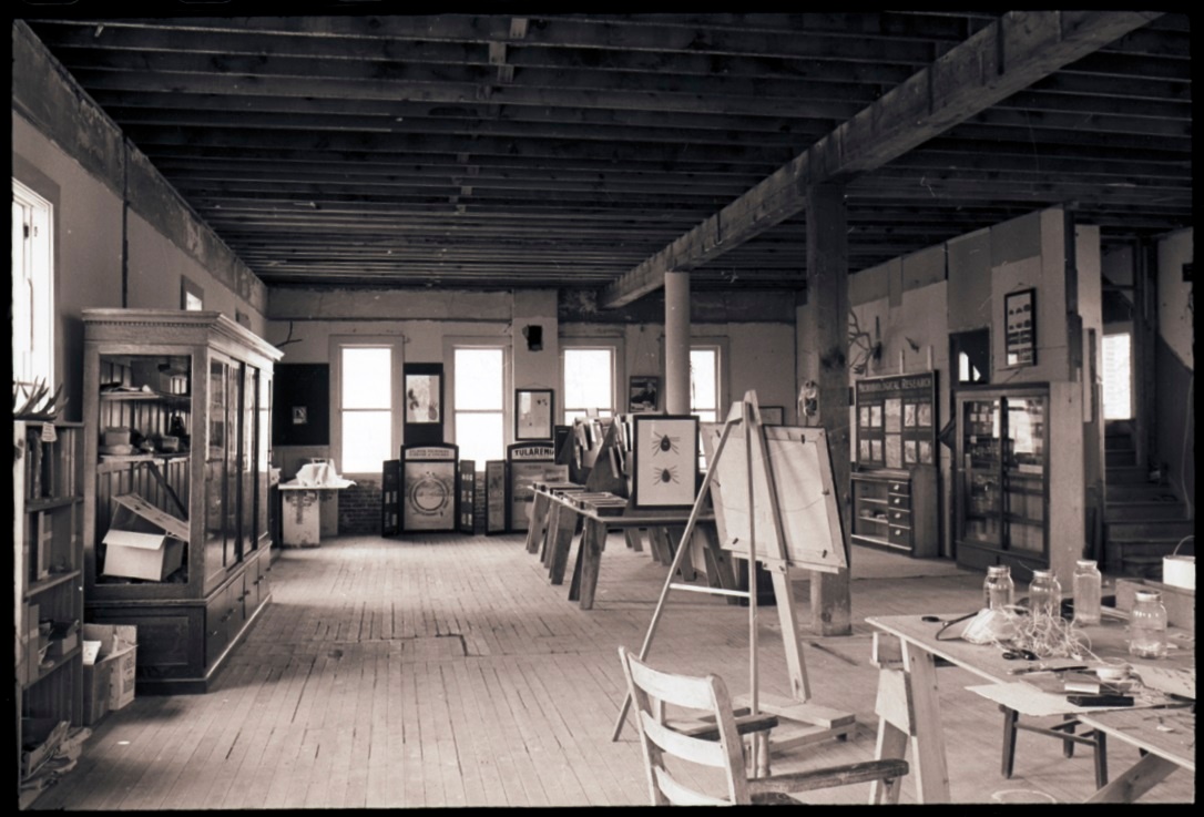 Interior of Canyon Creek Schoolhouse
