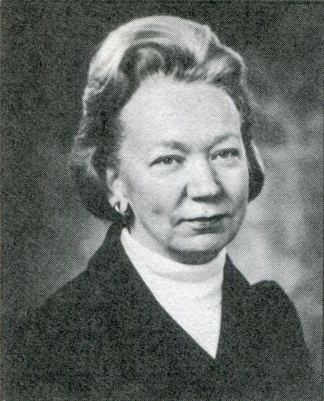 Scan of a photo of madge crouch that was originally printed in the FDA Directory