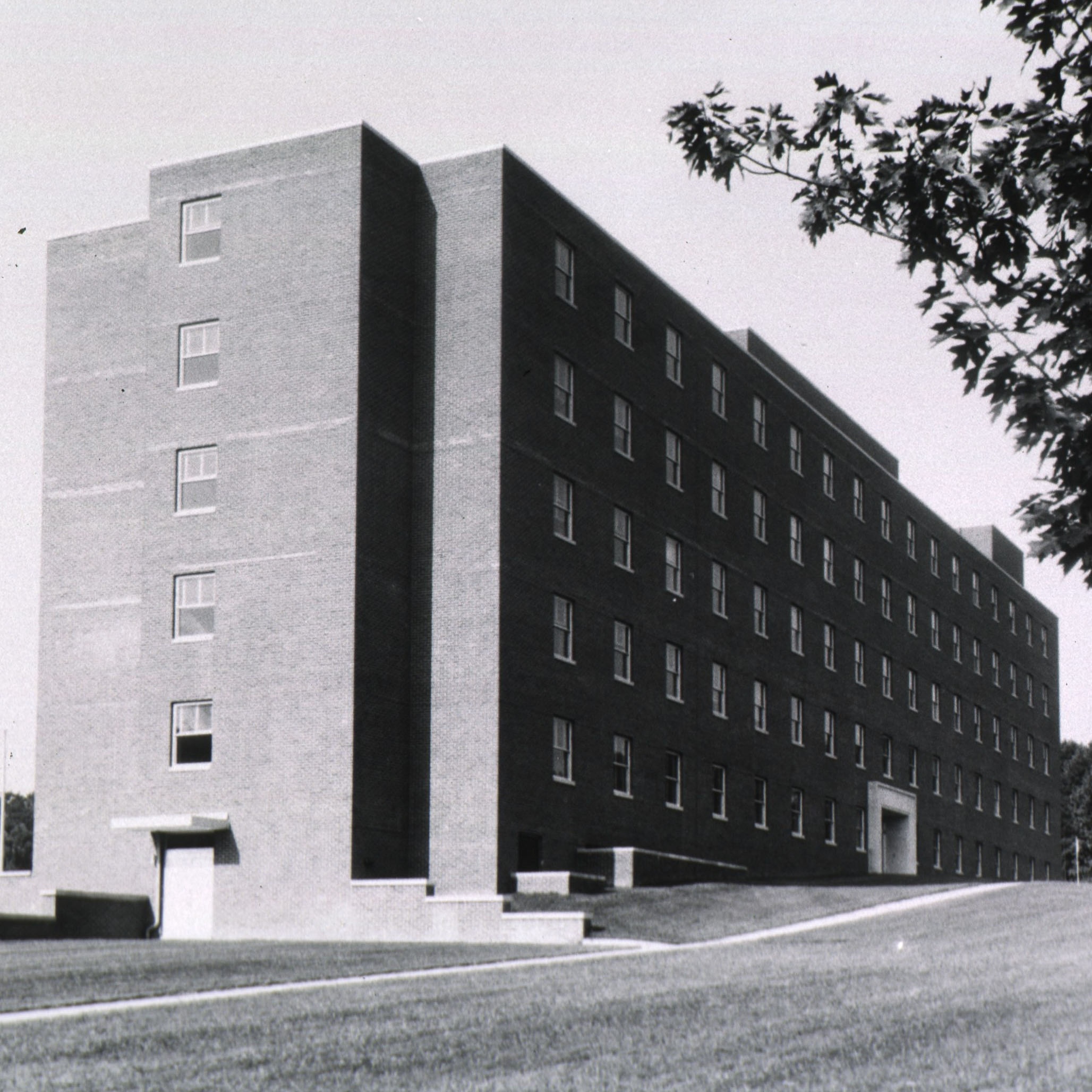 Building 29 viewed from the north-eastern corner of building in the 1960s