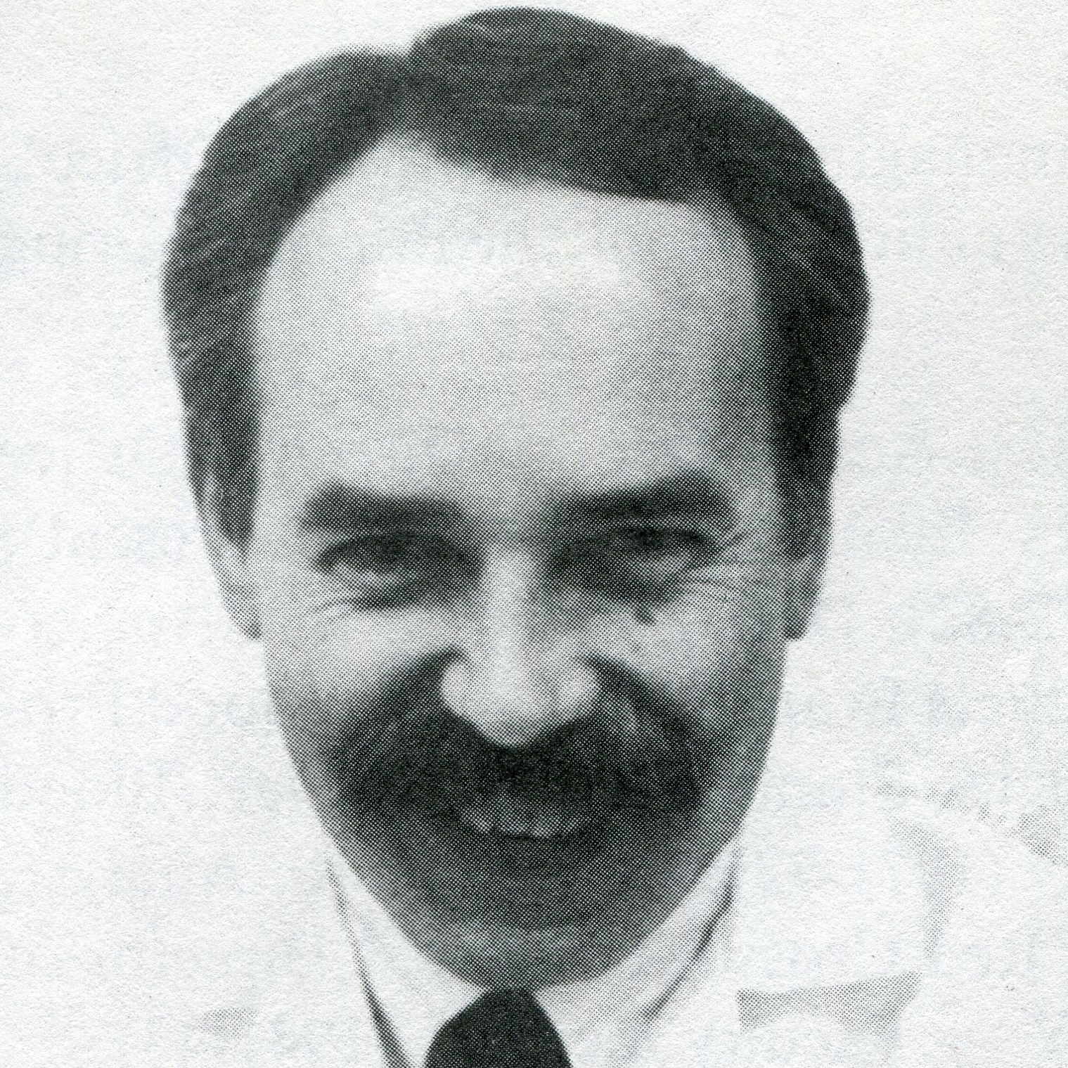 black and white scan of a photo which was printed in a directory of Dr. John Petricciani