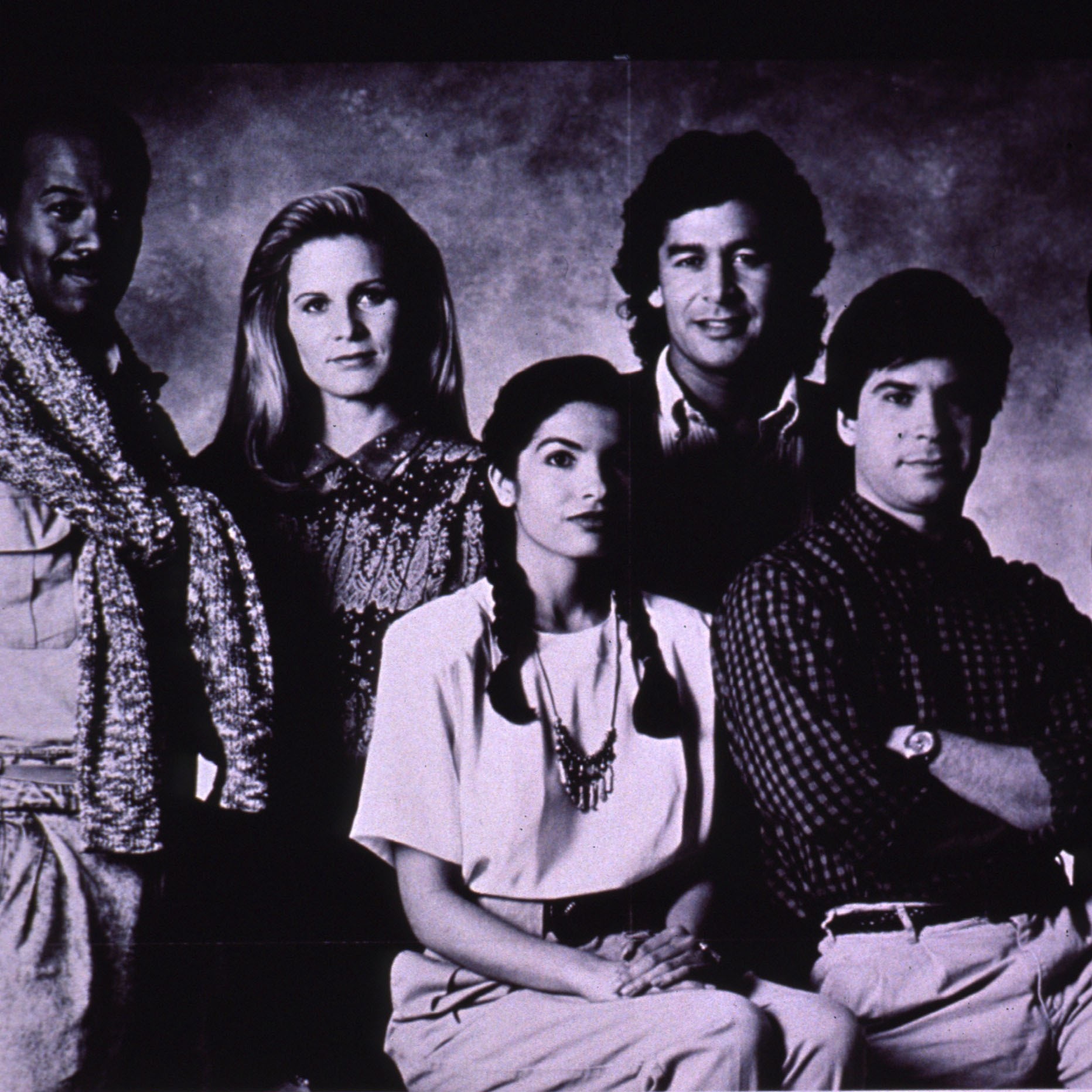 An image of a group of people from the time, which appears to be the 1980s