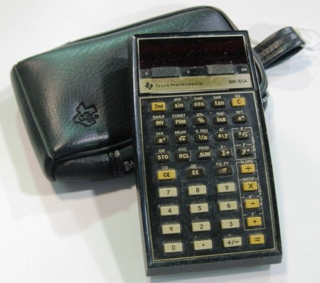 Photo of a Texas Instruments SR-51A Calculator