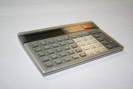 Photograph of a TI 66 calculator