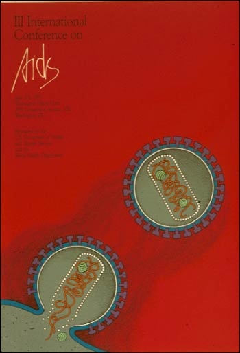 Poster with illustration of two viruses