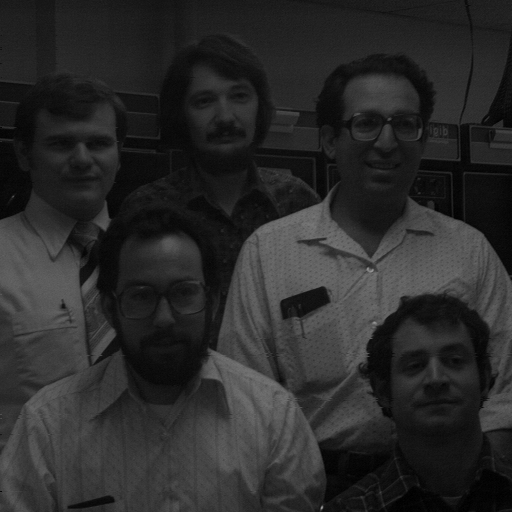 The 'mcrew' picture taken when RTPP was first running