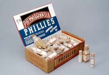 Box of opiate drugs