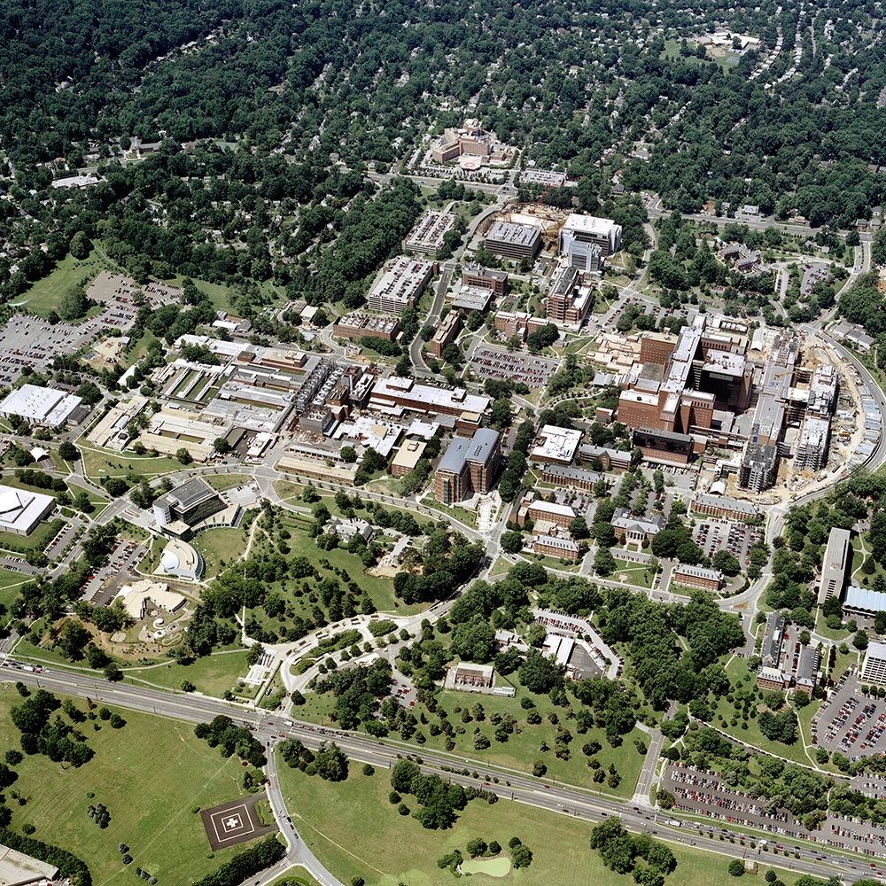 Aerial View of the NIH Campus