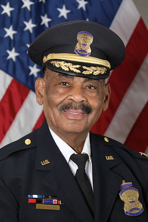 NIH Police Chief Alvin Hinton portrait in uniform