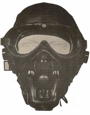 World War II Oxygen communications mask