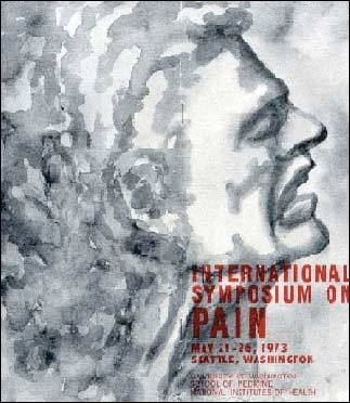 Illustrated cover from a program for the International Symposium on Pain